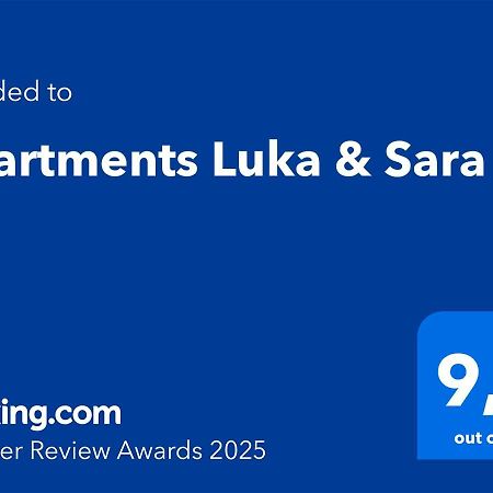 Apartments Luka & Sara Задар Экстерьер фото